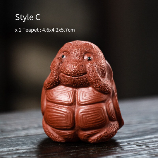 Adorable Little Turtle Yixing Clay Tea Pet