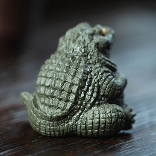 Creative Crocodile Yixing Clay Tea Pet