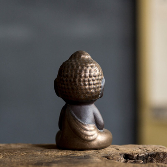 Zen Buddhist Little Monk Yixing Clay Tea Pet