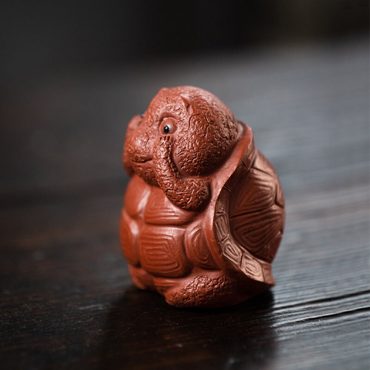 Adorable Little Turtle Yixing Clay Tea Pet