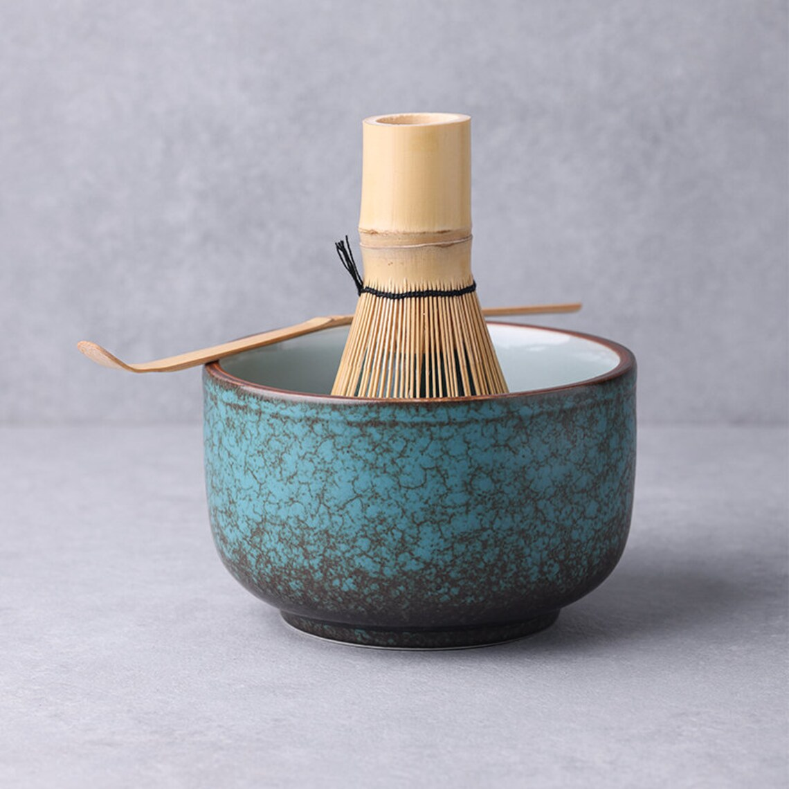 Turquoise Glaze Ceramic Matcha Set 430ml