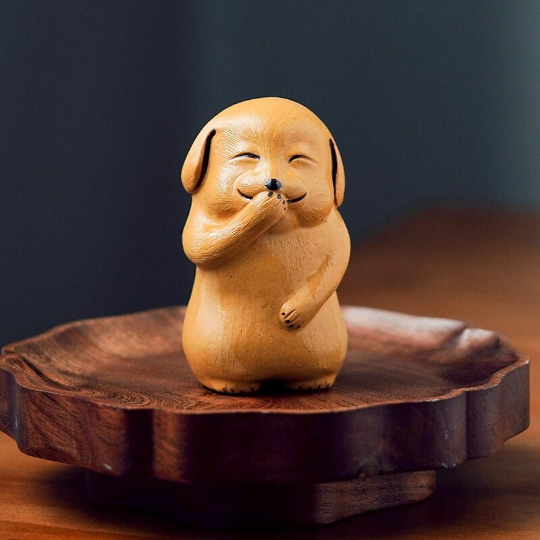 Lucky Dog Yixing Clay Tea Pet