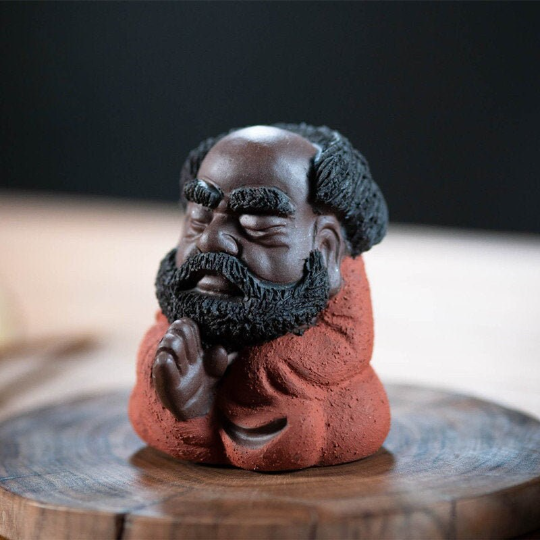 Bodhidharma Yixing Clay Tea Pet