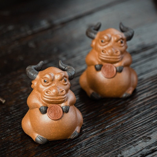 Wealth-Inviting Ox Yixing Clay Tea Pet