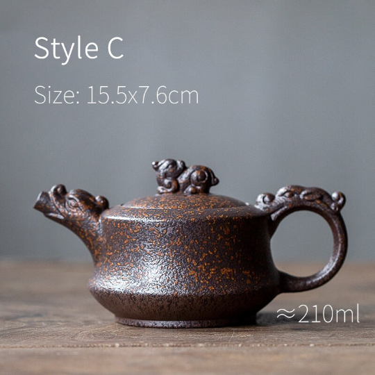 Wood-fired Diamond Xishi Teapot 200ml/210ml