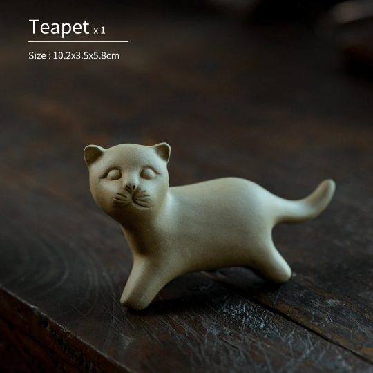 Little Kitten Ceramic Tea Pet