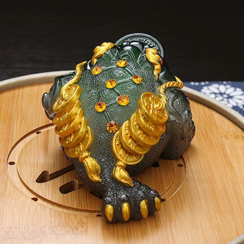 Color-changing Golden Toad Tea Pet