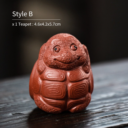 Adorable Little Turtle Yixing Clay Tea Pet