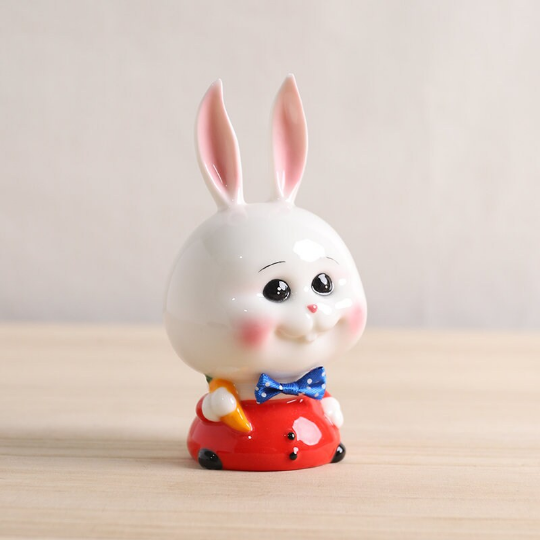 Creative Little Rabbit Ceramic Tea Pet