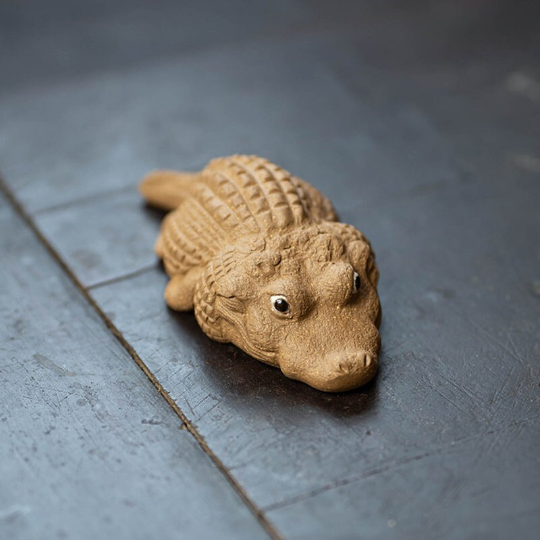 The Crocodile Ceramic Tea Pet