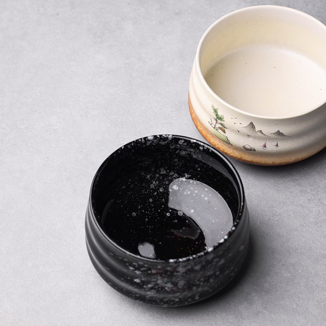 Ceramic Kiln-changed Matcha Set 500ml