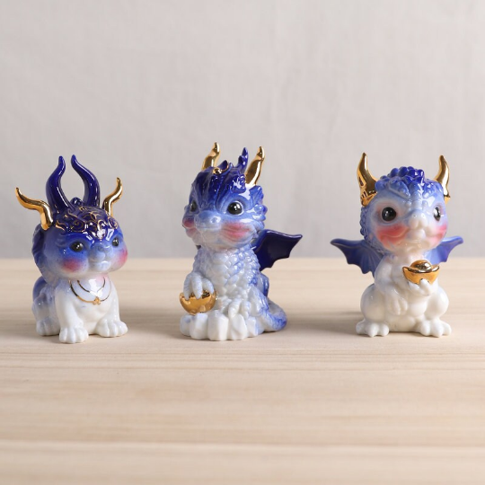 Creative Fortune Dragon Ceramic Tea Pet