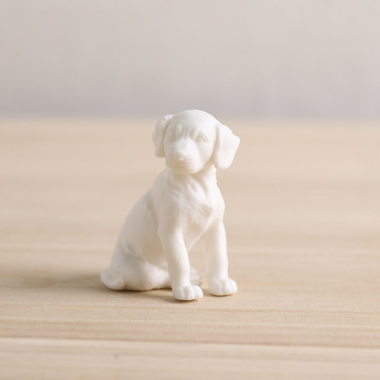 The White Porcelain Dog Tea Pet