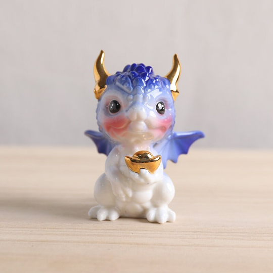 Creative Fortune Dragon Ceramic Tea Pet