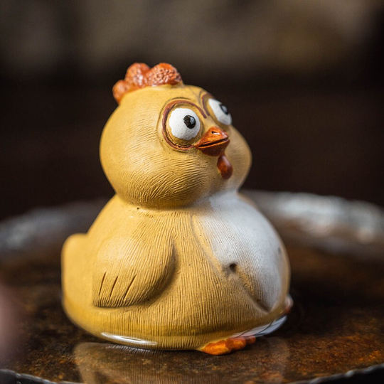 Lucky chicken Yixing Clay Tea Pet