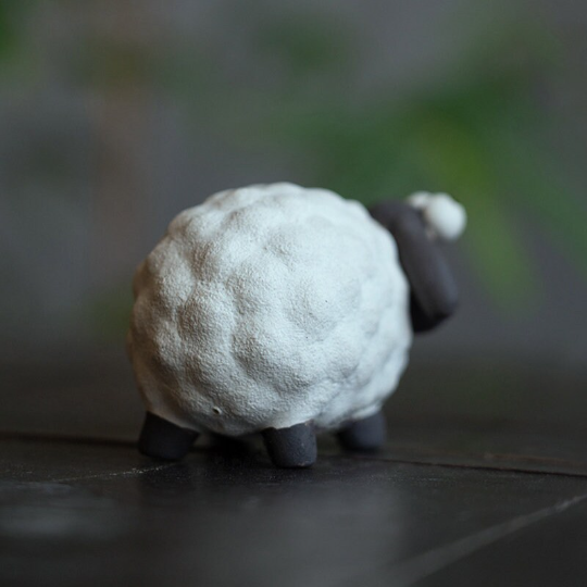 Adorable Little Lamb Yixing Clay Tea Pet