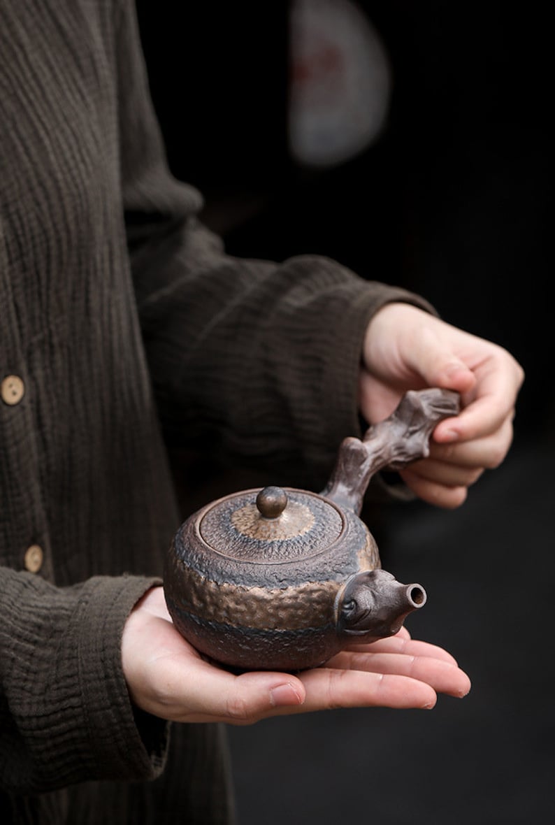 Handmade Ceramic Dead Stump  Kung Fu Tea Set