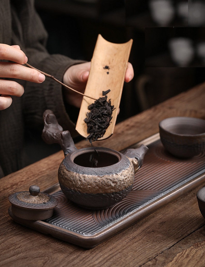 Handmade Ceramic Dead Stump  Kung Fu Tea Set