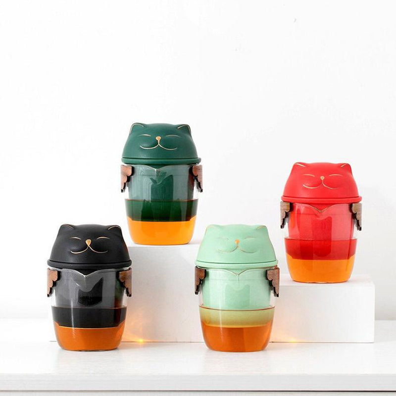 Cute Cat Travel Tea Set 260ml