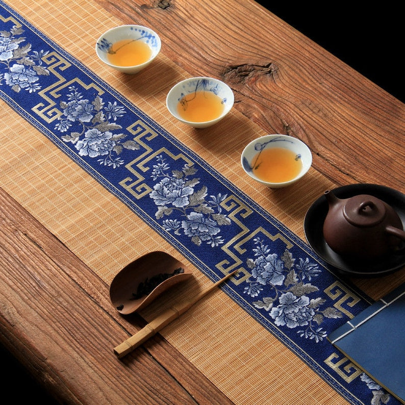 Rectangular Natural Bamboo Table Runner