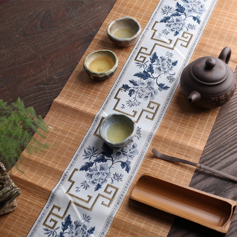 Rectangular Natural Bamboo Table Runner