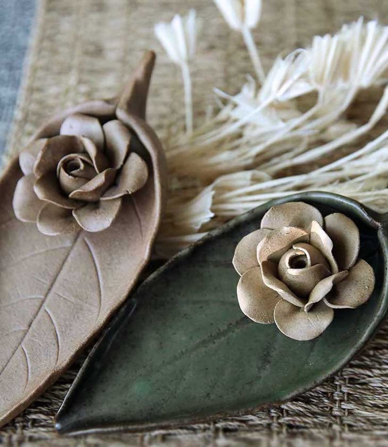 Pinched Flower Incense Holder