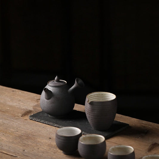 Jingdezhen Handmade Stoneware  Kung Fu Tea Set