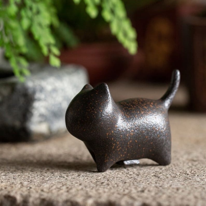 Ceramic Cat Tea Pet