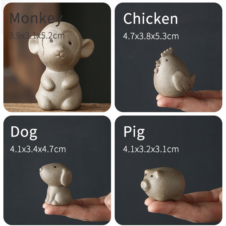 Chinese Zodiac Ceramic Tea Pet