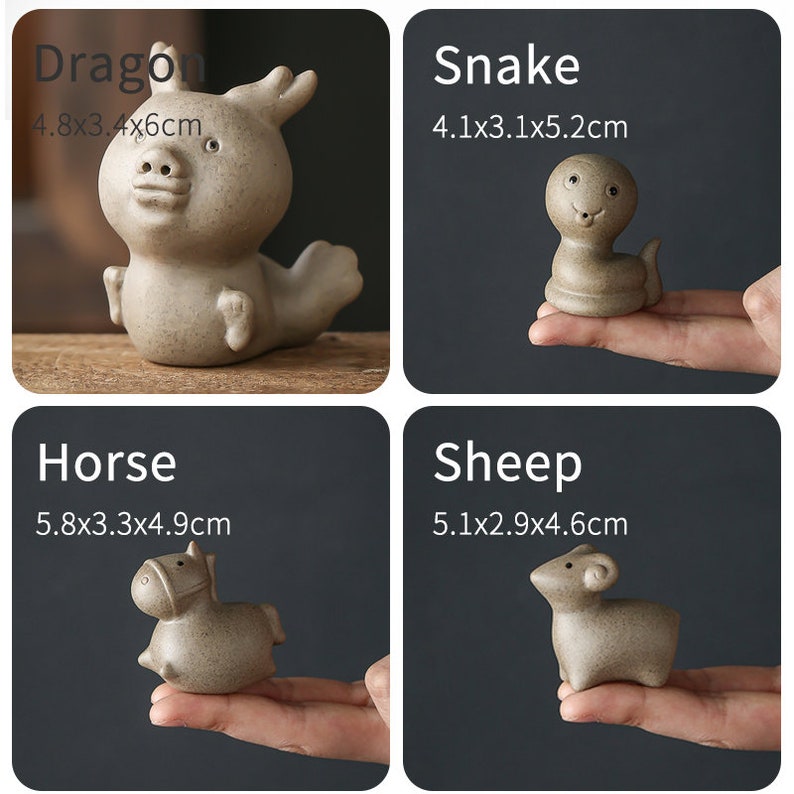 Chinese Zodiac Ceramic Tea Pet