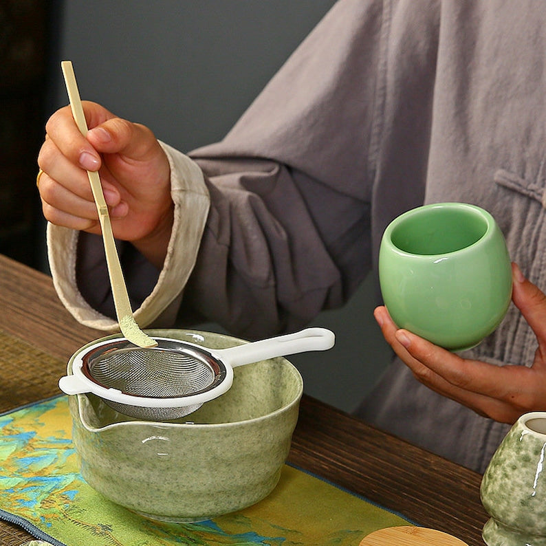 Japanese Ceramic Matcha Tea Set