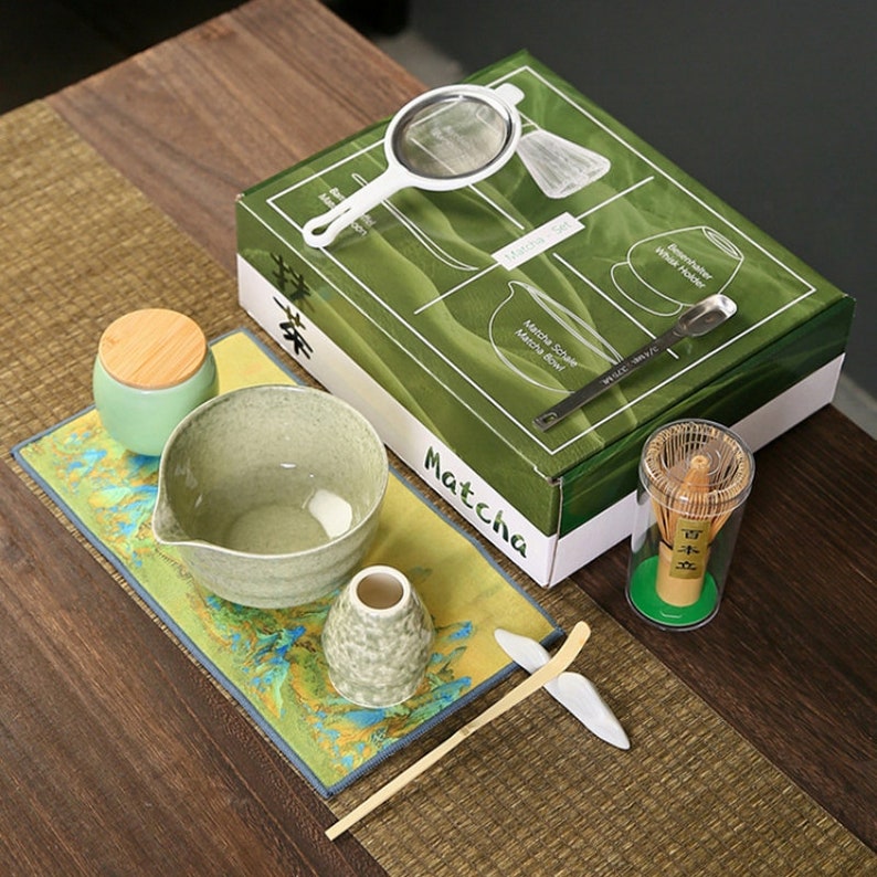 Japanese Ceramic Matcha Tea Set