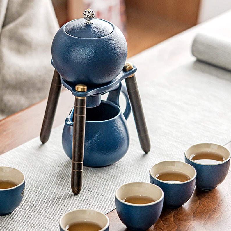 High-end Ceramic Automatic Kung Fu Tea Set