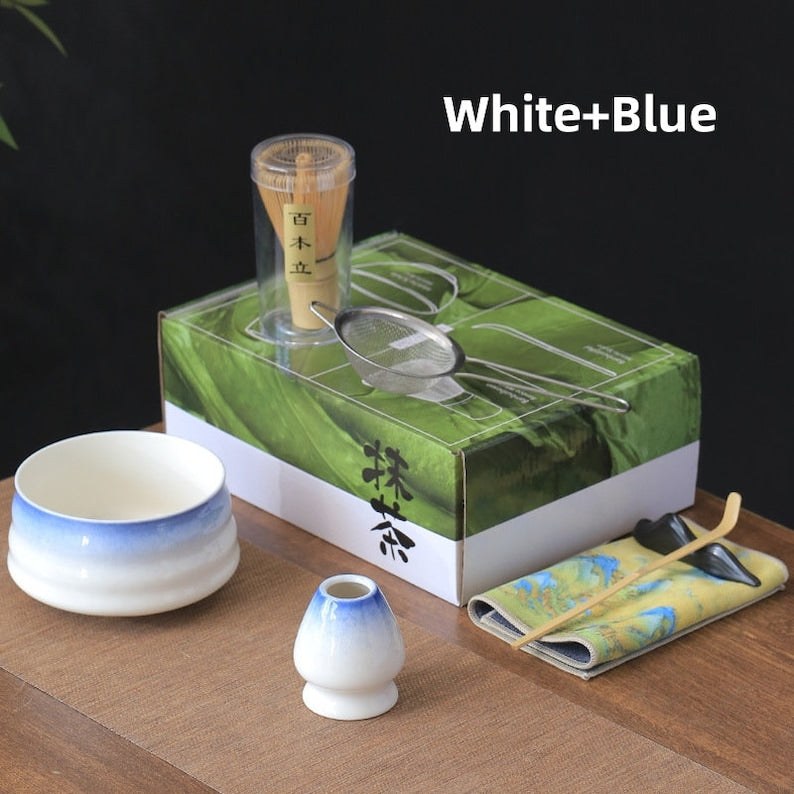 Gradient Colour Ceramic Matcha Set