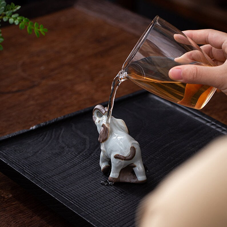 Elephant Ceramic Tea Pet