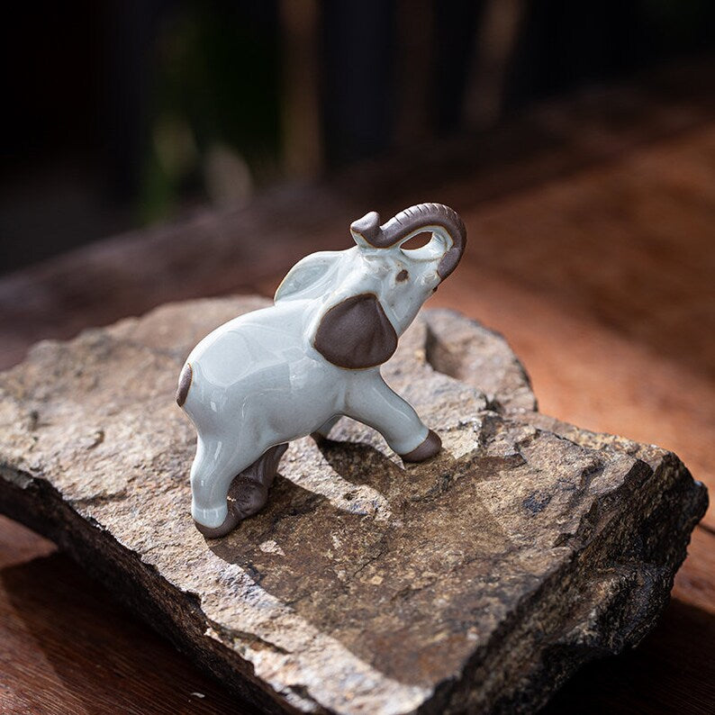 Elephant Ceramic Tea Pet