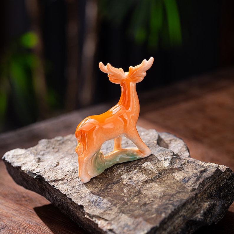 Little Deer Ceramic Tea Pet