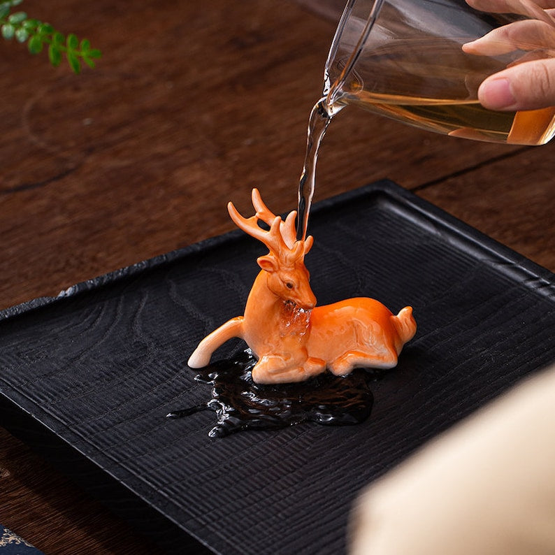 Little Deer Ceramic Tea Pet