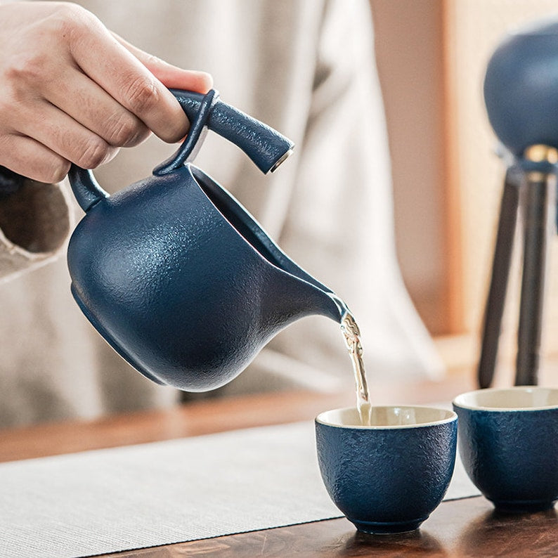 High-end Ceramic Automatic Kung Fu Tea Set