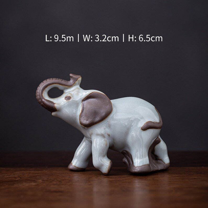 Elephant Ceramic Tea Pet