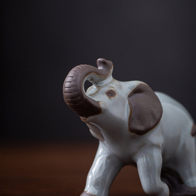 Elephant Ceramic Tea Pet