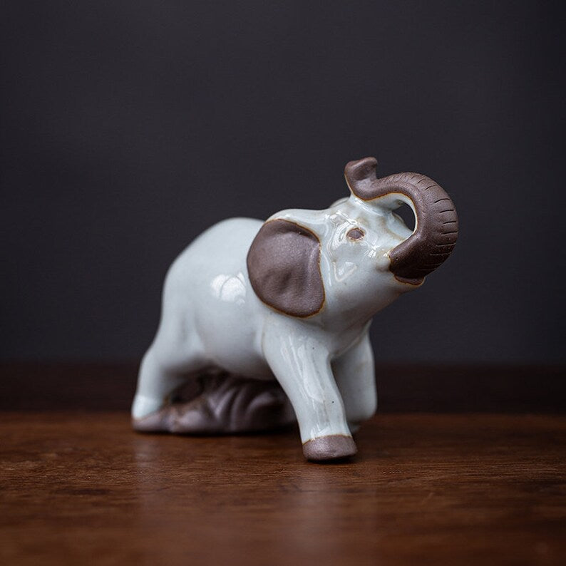 Elephant Ceramic Tea Pet