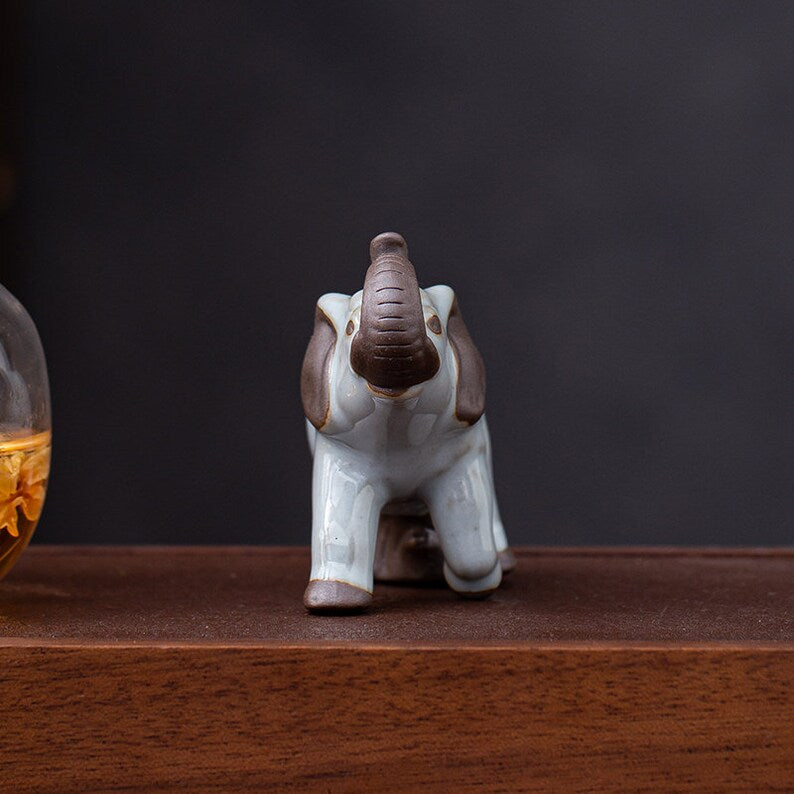 Elephant Ceramic Tea Pet