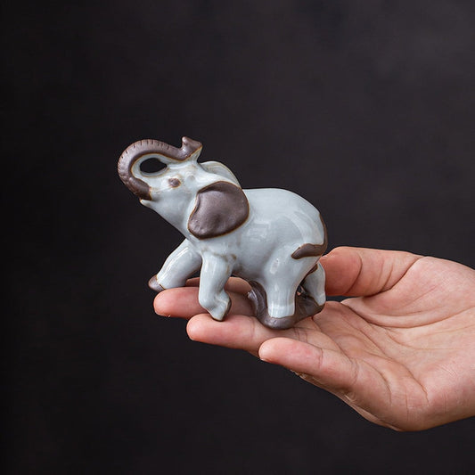 Elephant Ceramic Tea Pet