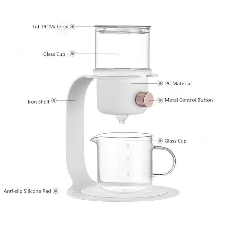 High-quality Glass Automatic Tea Maker Set